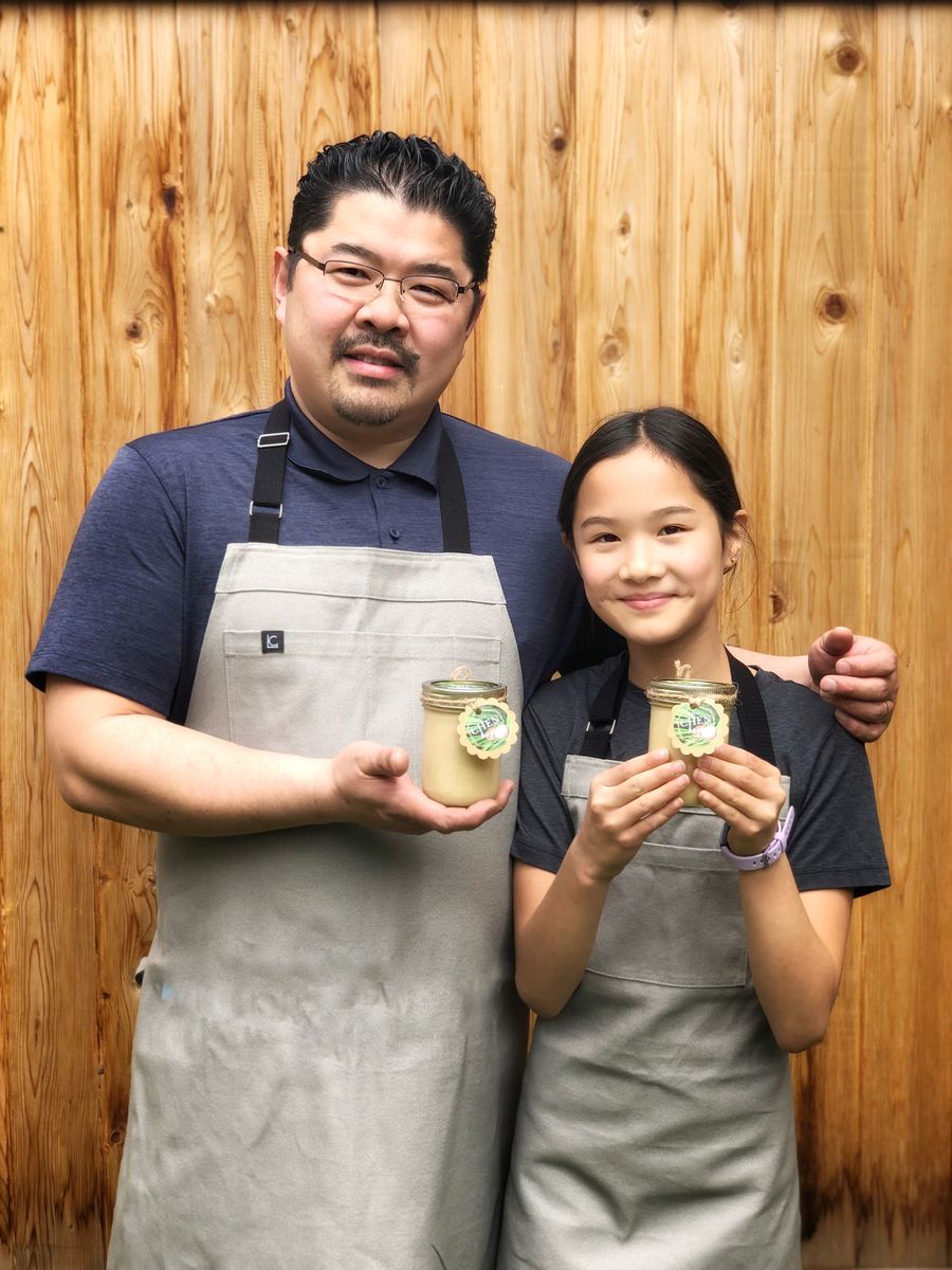 First jars with Dad